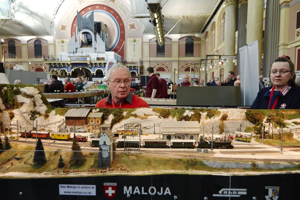 London Festival of Railway Modelling — documentary and portrait photograph in London, UK, frame 2 of 21.